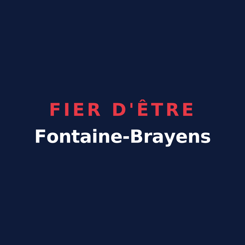 T-shirt « Fier d'être Fontaine-Brayens » — design pour Fontaine-le-Pin