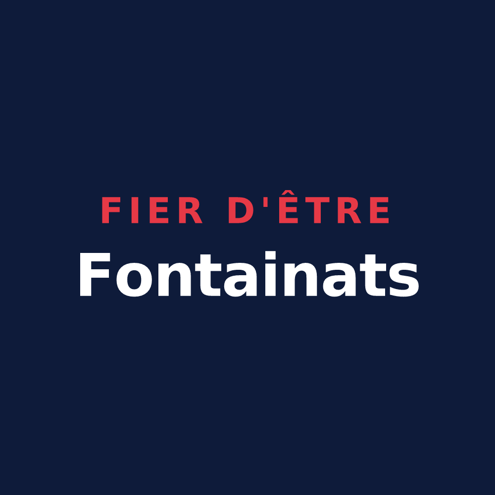 T-shirt « Fier d'être Fontainats » — design pour Fontaine-les-Grès