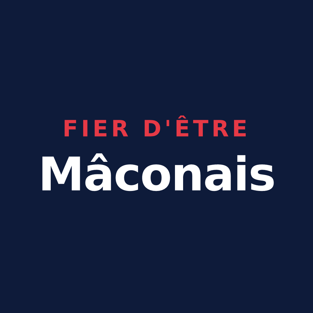 T-shirt « Fier d'être Mâconais » — design pour Fontaine-Mâcon