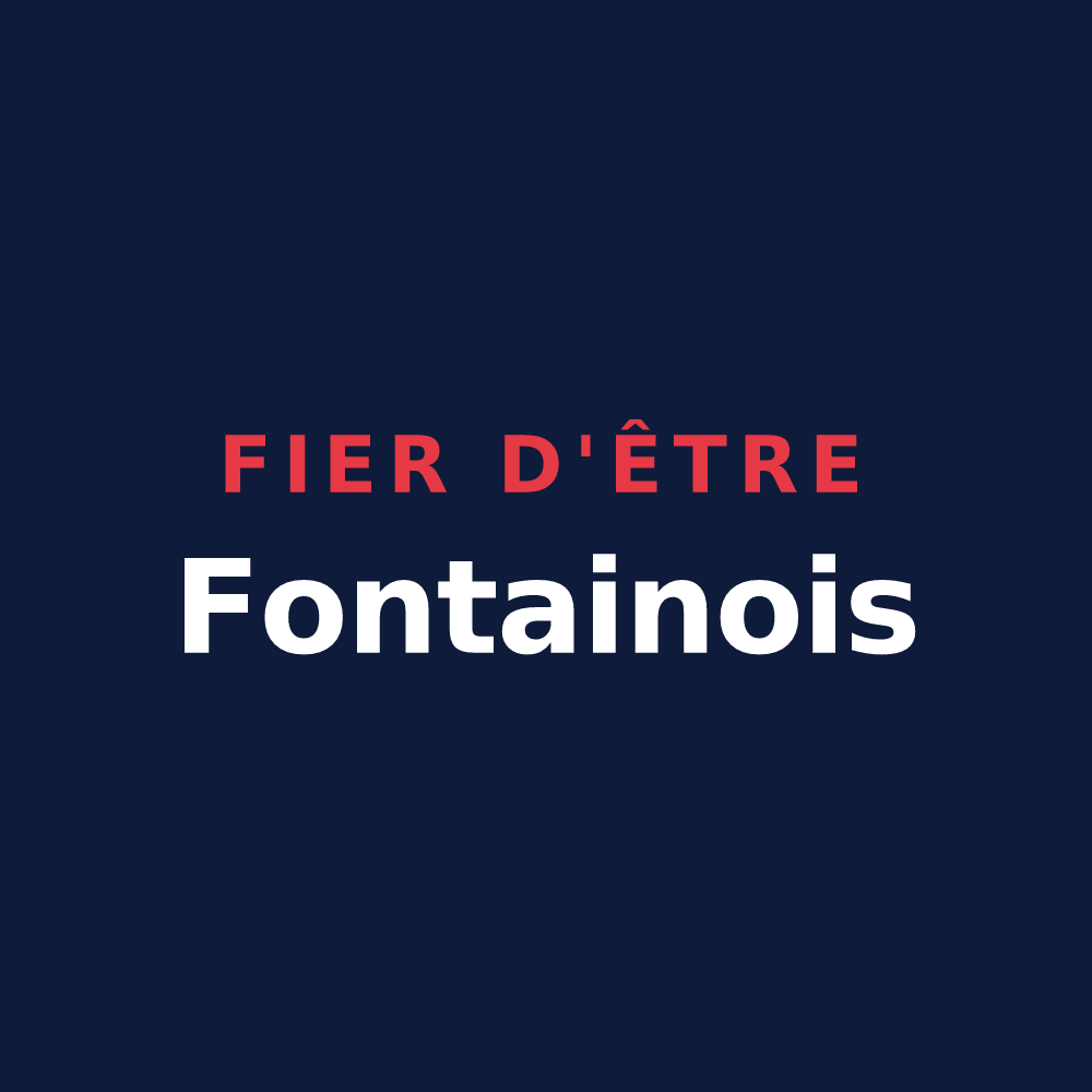 T-shirt « Fier d'être Fontainois » — design pour Fontaine-Notre-Dame