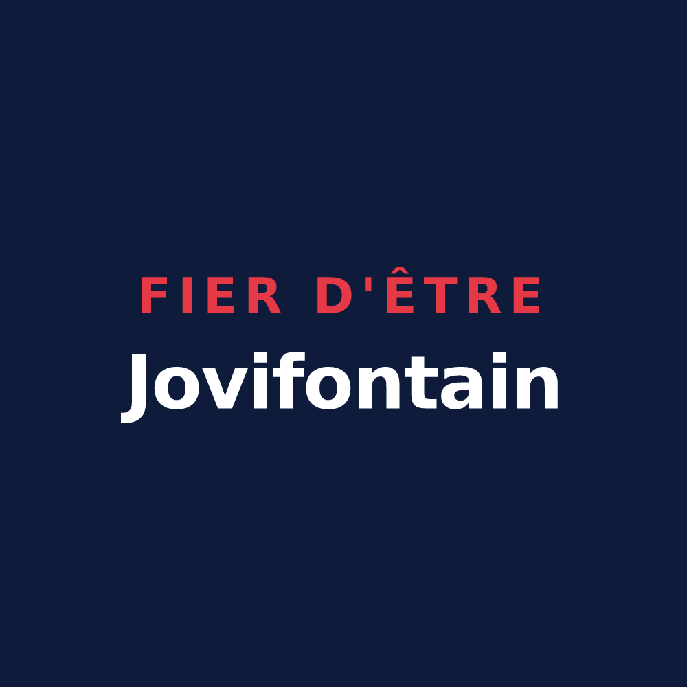 T-shirt « Fier d'être Jovifontain » — design pour Fontaine-sous-Jouy