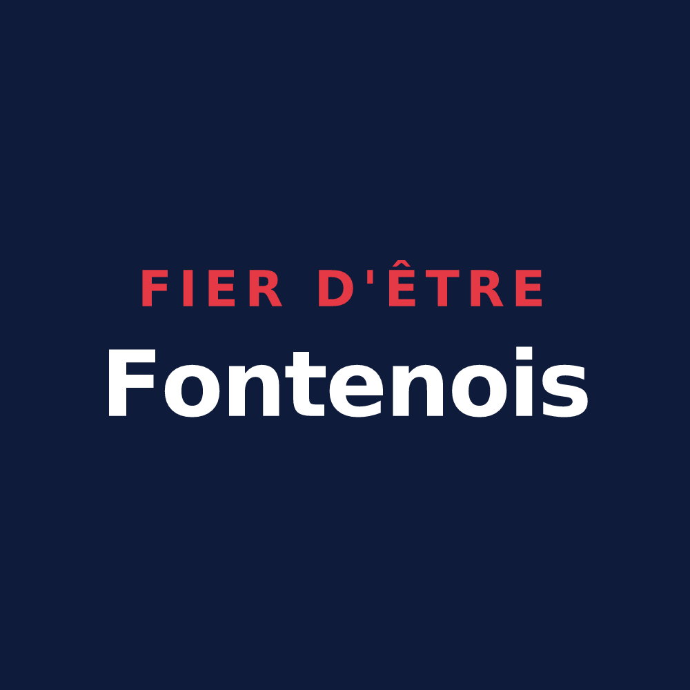T-shirt « Fier d'être Fontenois » — design pour Fontaine-sur-Somme