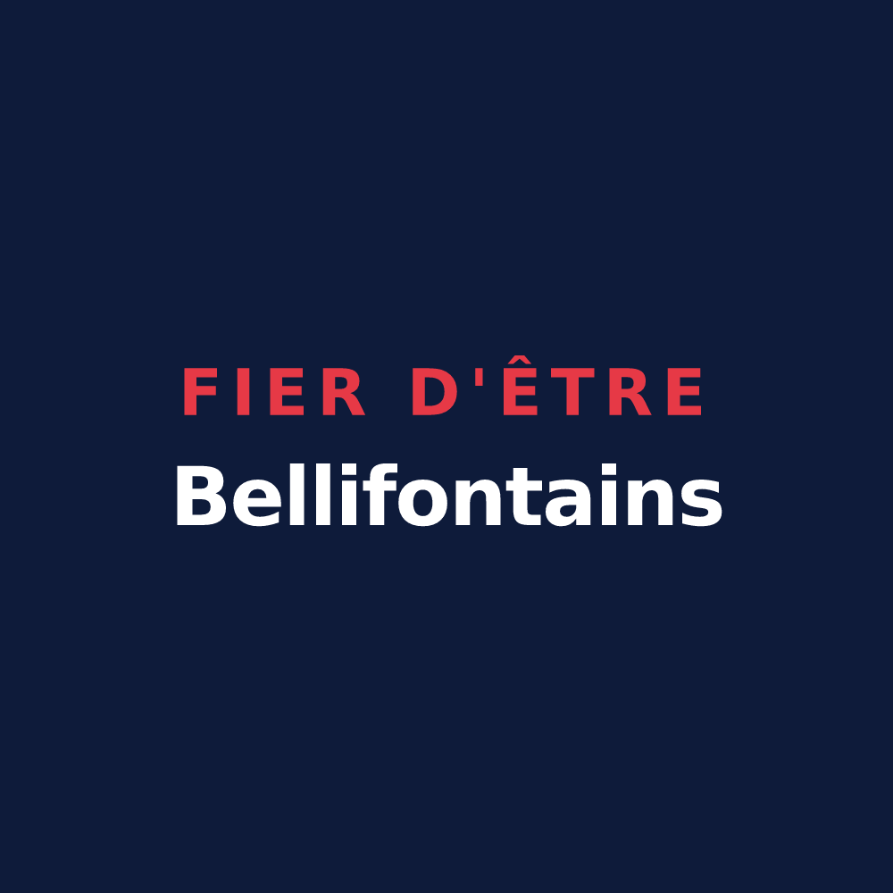 T-shirt « Fier d'être Bellifontains » — design pour Fontainebleau