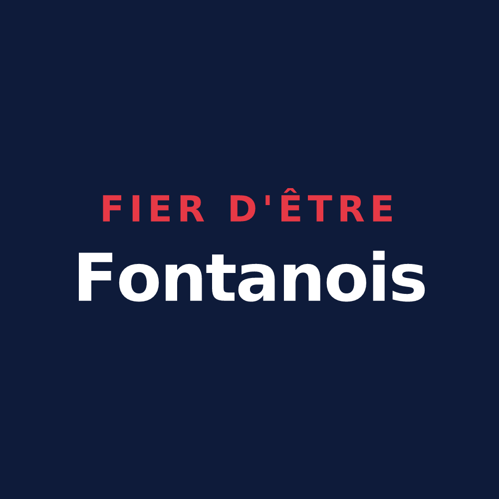 T-shirt « Fier d'être Fontanois » — design pour Fontaines-les-Sèches