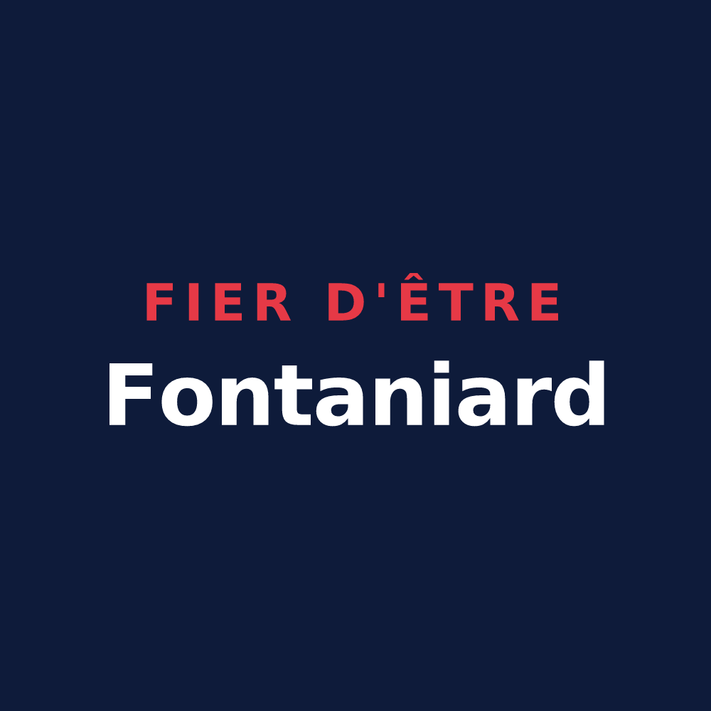 T-shirt « Fier d'être Fontaniard » — design pour Fontanès