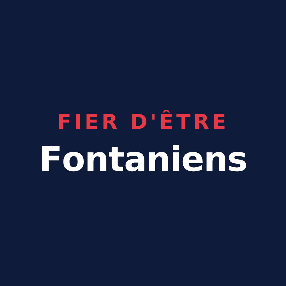 T-shirt « Fier d'être Fontaniens » — design pour Fontanes