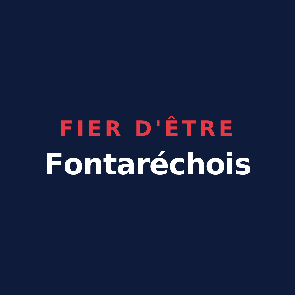 T-shirt « Fier d'être Fontaréchois » — design pour Fontarèches
