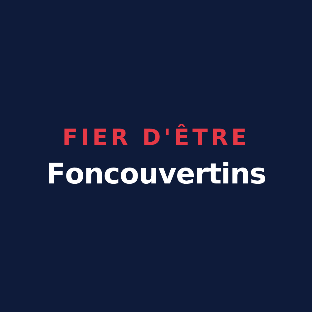 T-shirt « Fier d'être Foncouvertins » — design pour Fontcouverte-la-Toussuire