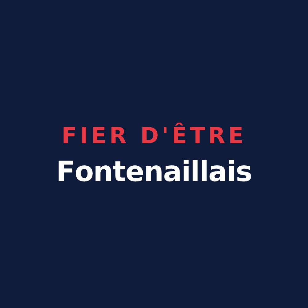 T-shirt « Fier d'être Fontenaillais » — design pour Fontenailles