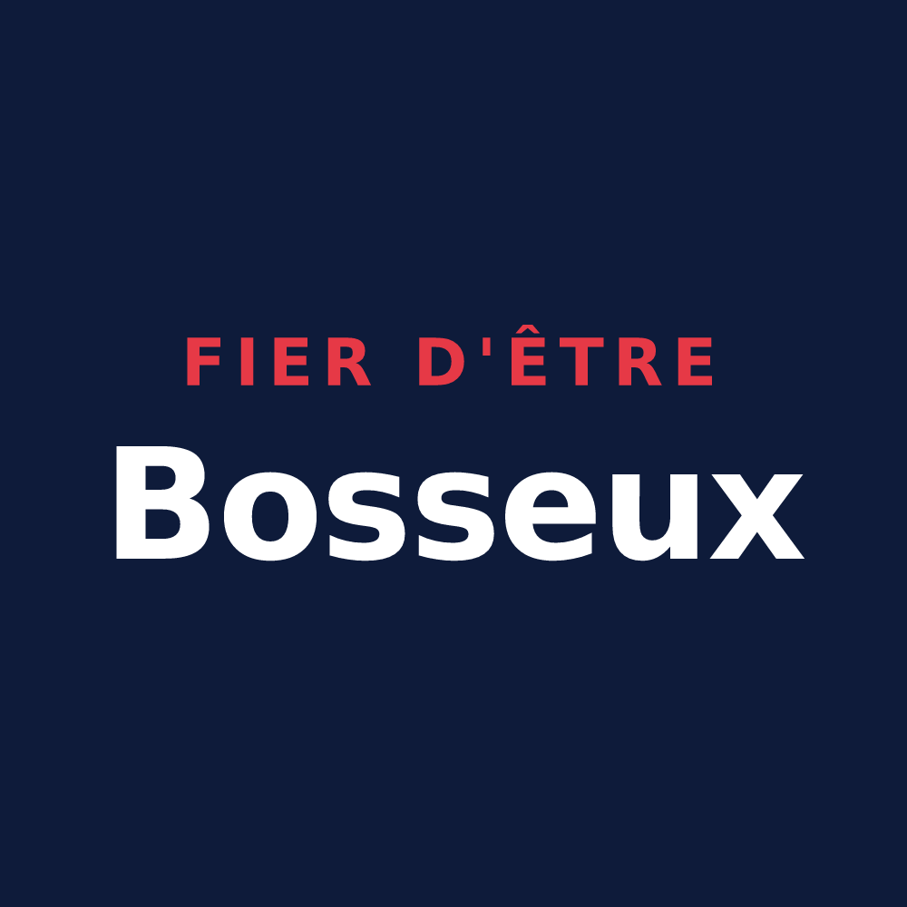 T-shirt « Fier d'être Bosseux » — design pour Fontenay-de-Bossery