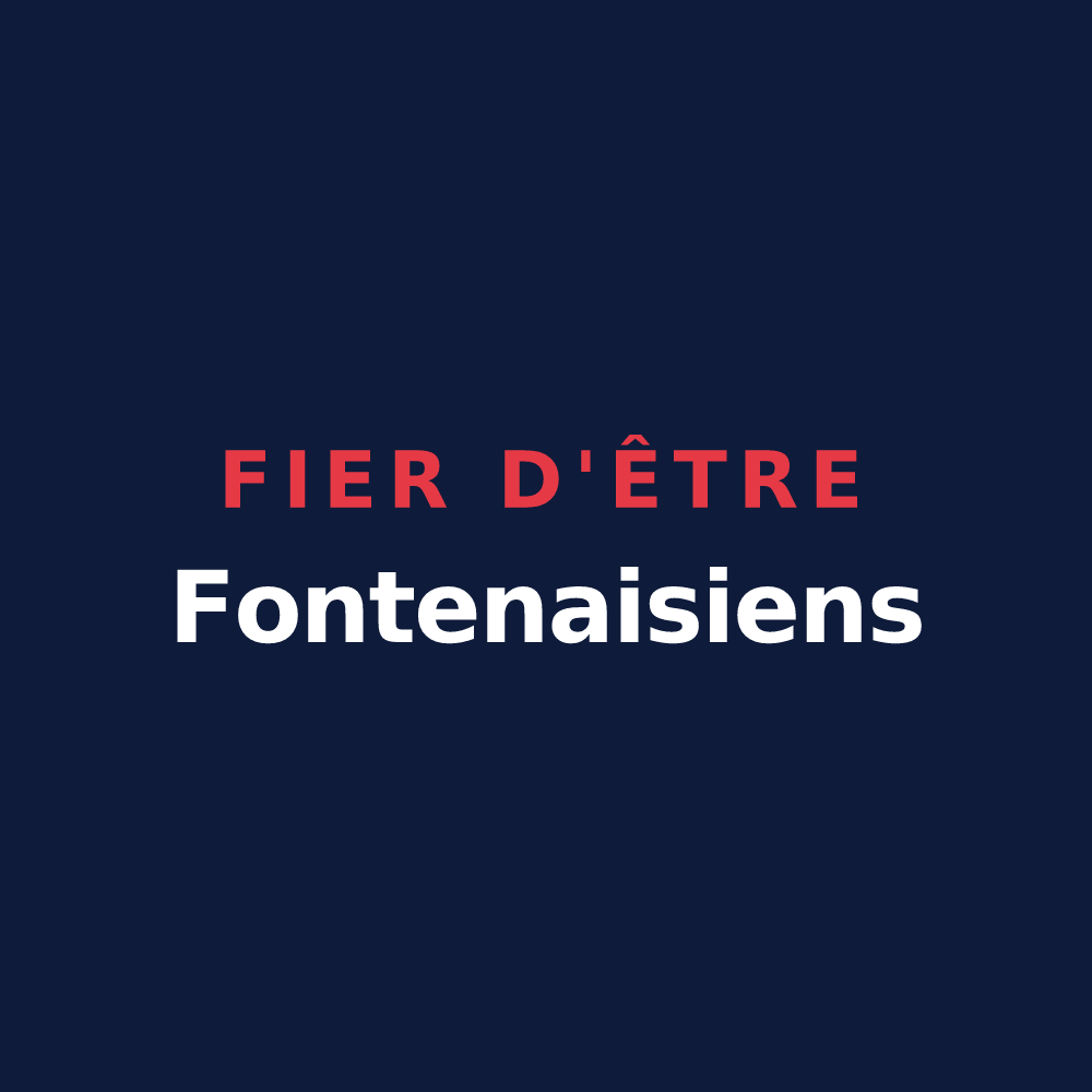 T-shirt « Fier d'être Fontenaisiens » — design pour Fontenay-le-Comte