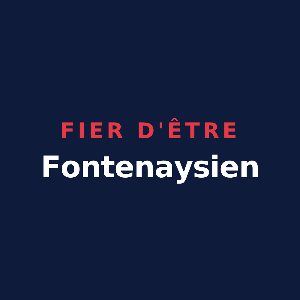 T-shirt « Fier d'être Fontenaysien » — design pour Fontenay-sur-Vègre