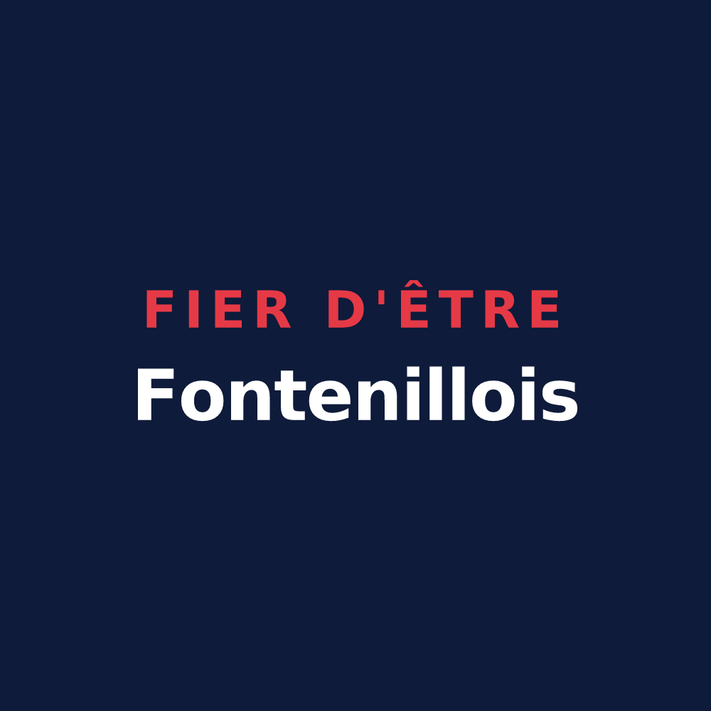 T-shirt « Fier d'être Fontenillois » — design pour Fontenille
