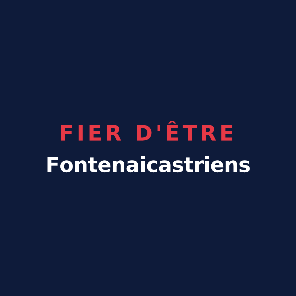 T-shirt « Fier d'être Fontenaicastriens » — design pour Fontenoy-le-Château