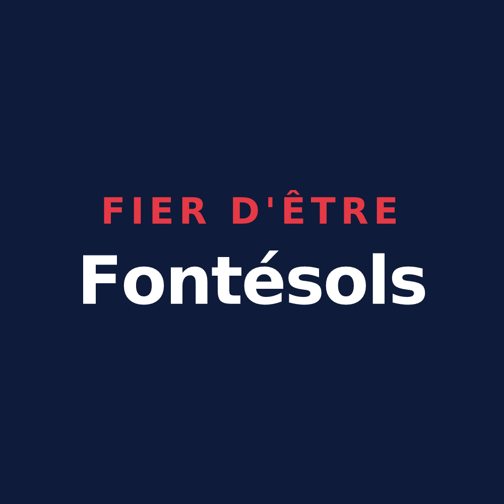 T-shirt « Fier d'être Fontésols » — design pour Fontès