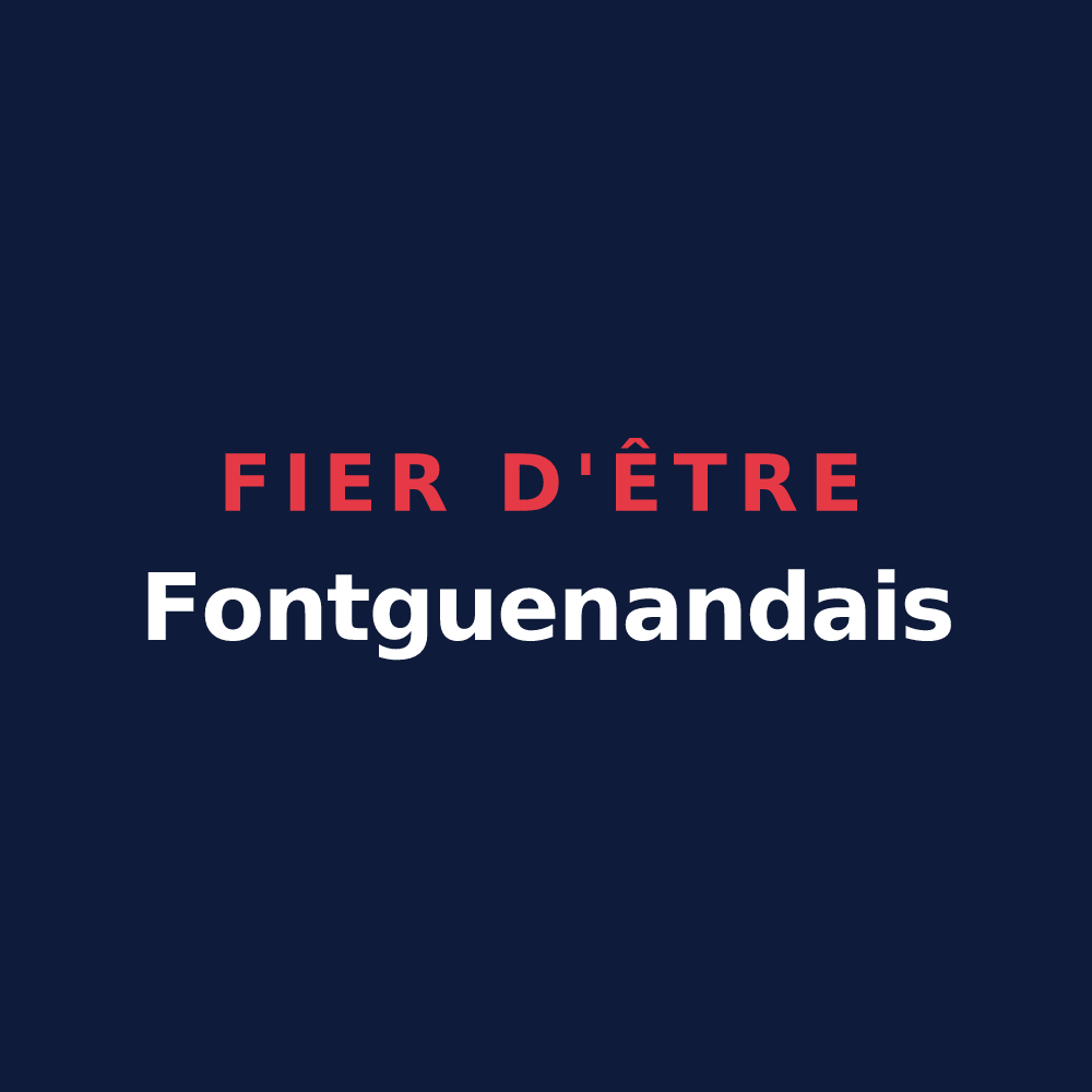 T-shirt « Fier d'être Fontguenandais » — design pour Fontguenand