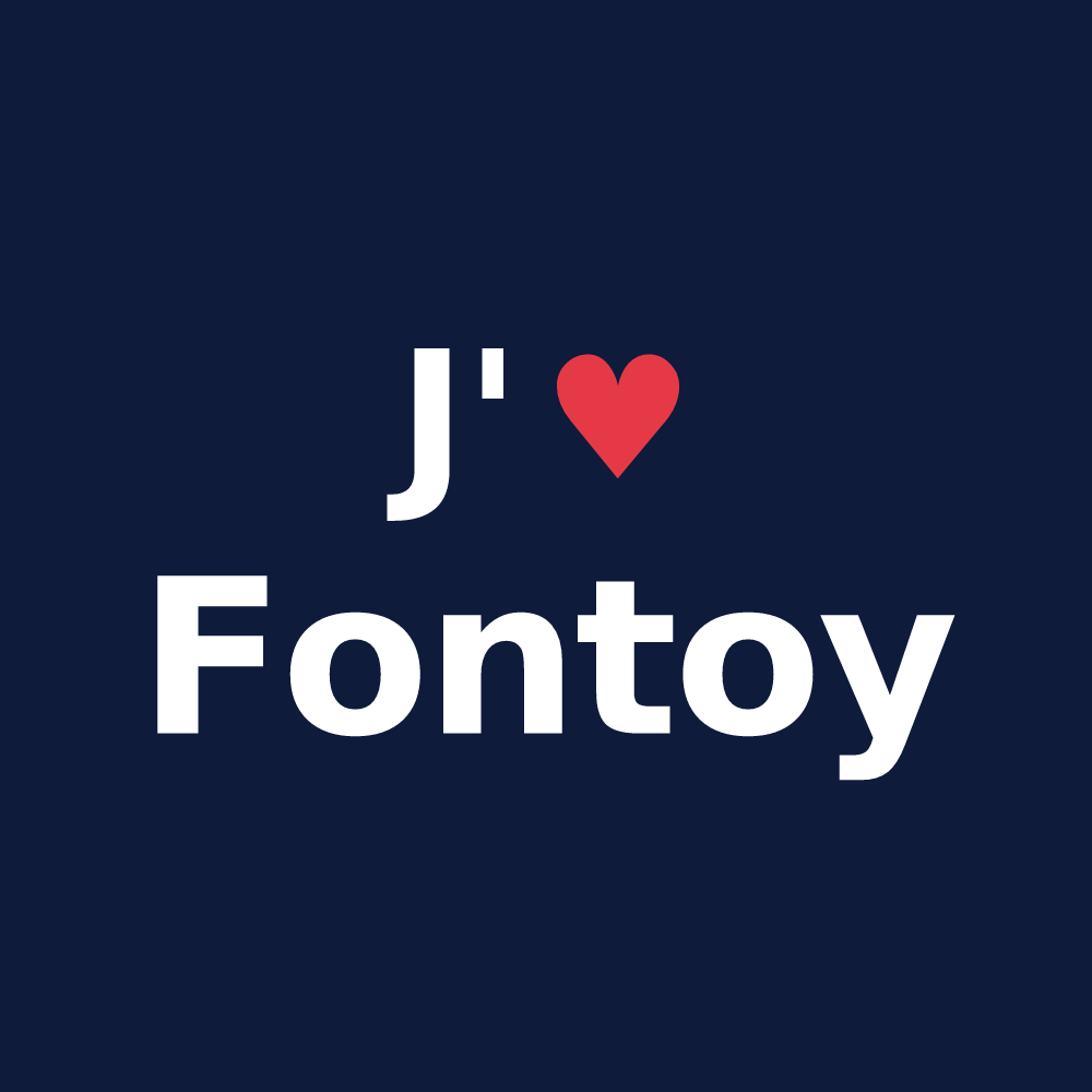 T-shirt personnalisé Fontoy — design J'aime Fontoy