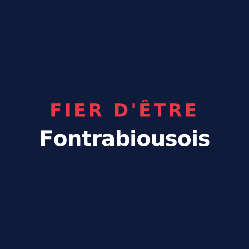 T-shirt « Fier d'être Fontrabiousois » — design pour Fontrabiouse