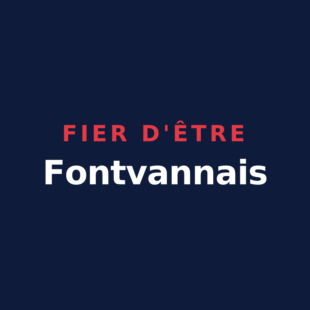 T-shirt « Fier d'être Fontvannais » — design pour Fontvannes