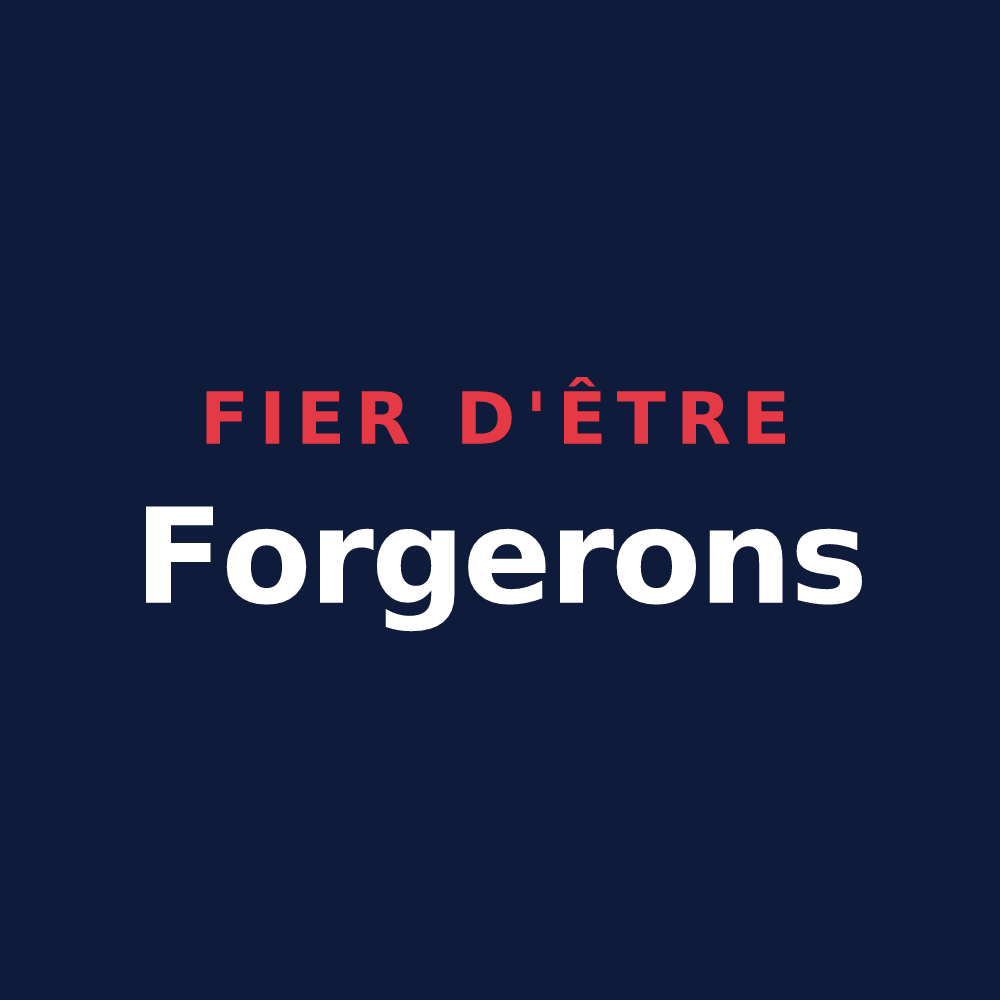 T-shirt « Fier d'être Forgerons » — design pour Forges-sur-Meuse