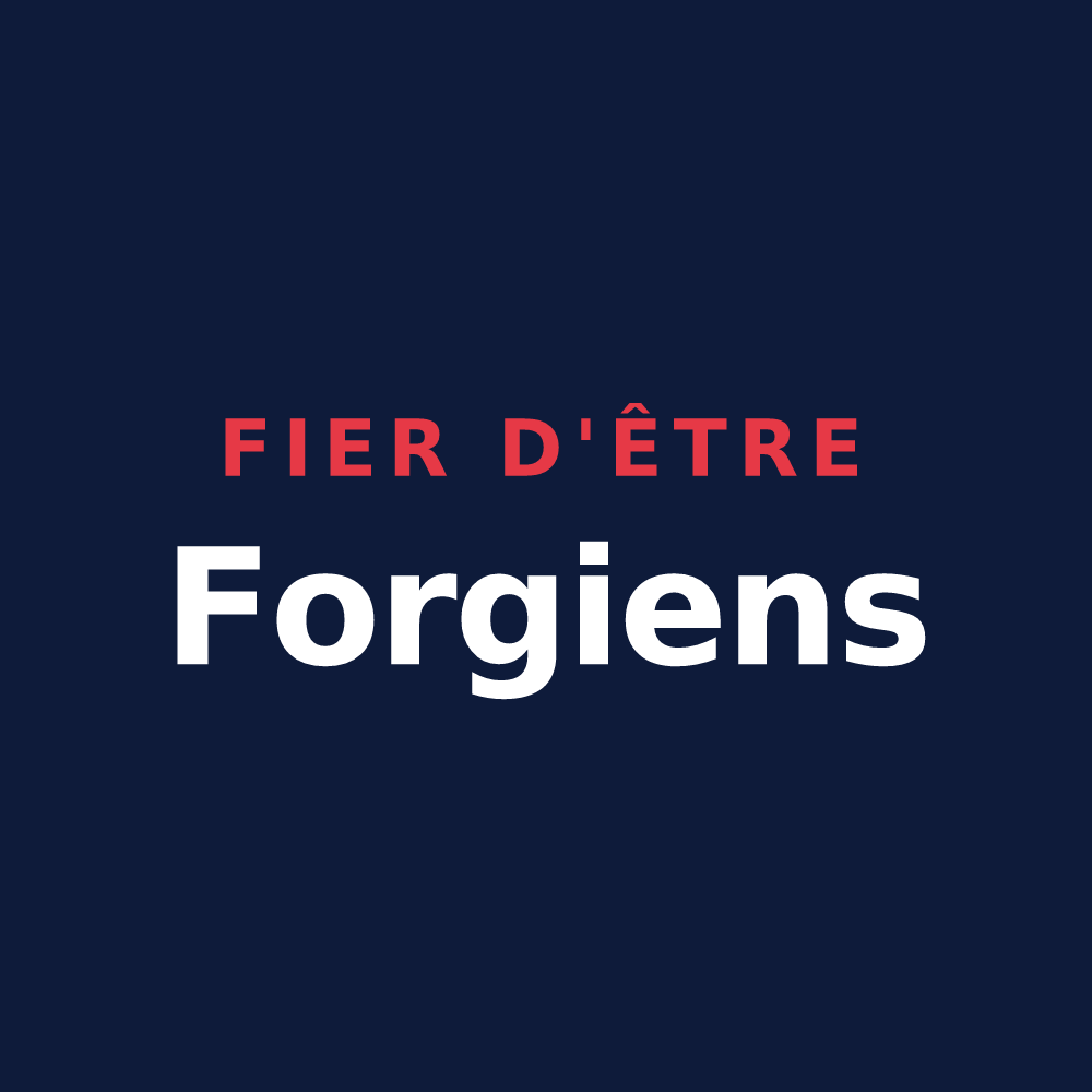 T-shirt « Fier d'être Forgiens » — design pour Forges