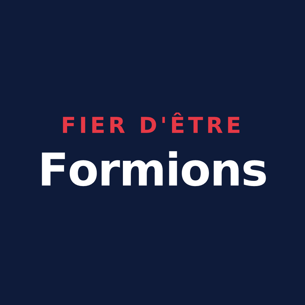 T-shirt « Fier d'être Formions » — design pour Formerie