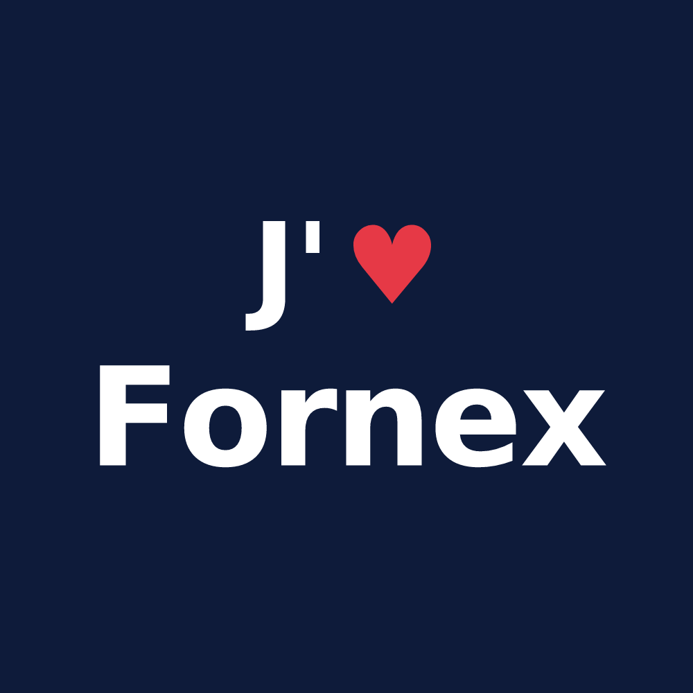 T-shirt personnalisé Fornex — design J'aime Fornex