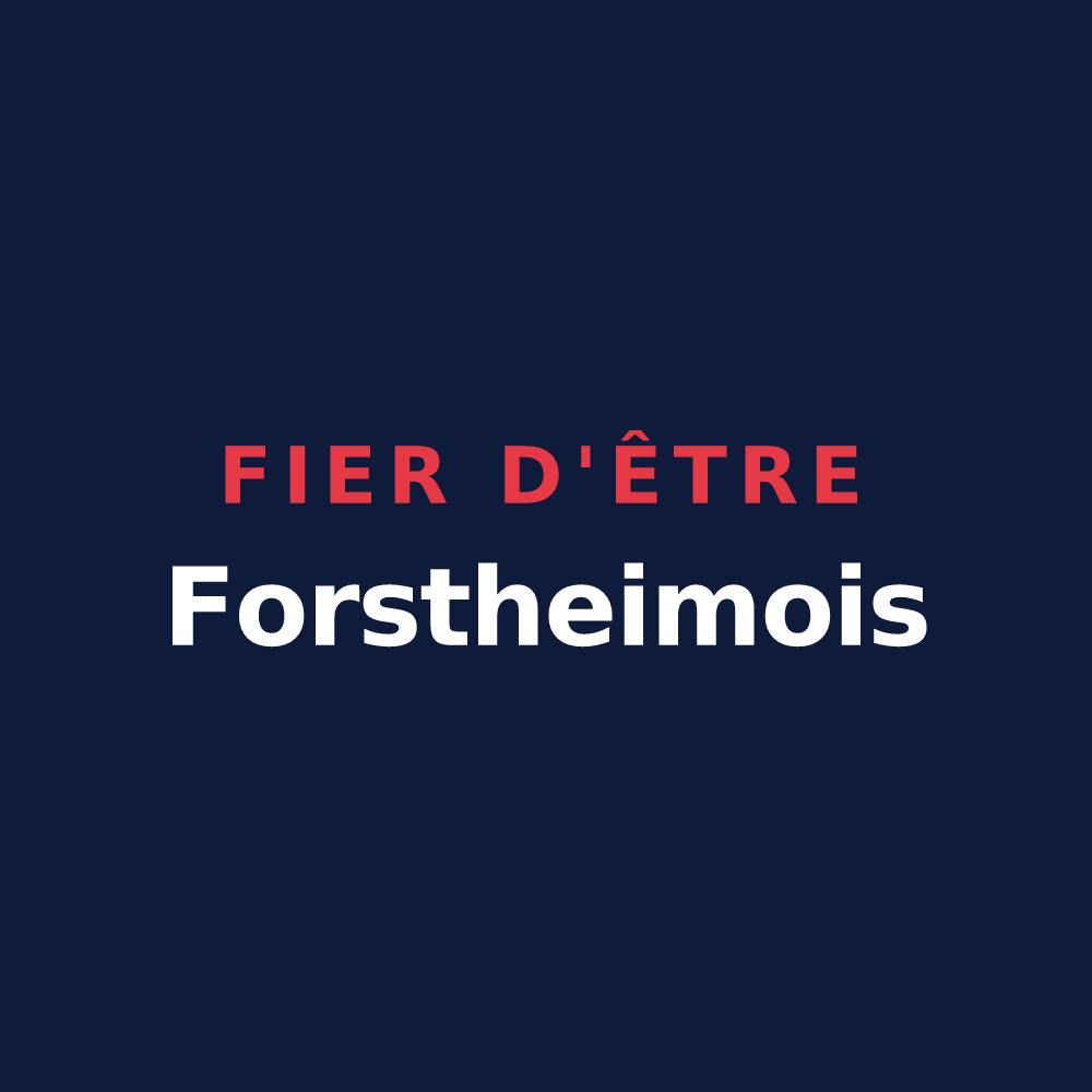 T-shirt « Fier d'être Forstheimois » — design pour Forstheim