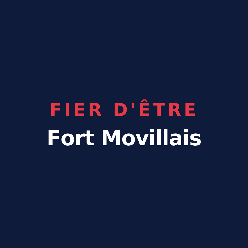 T-shirt « Fier d'être Fort Movillais » — design pour Fort-Moville