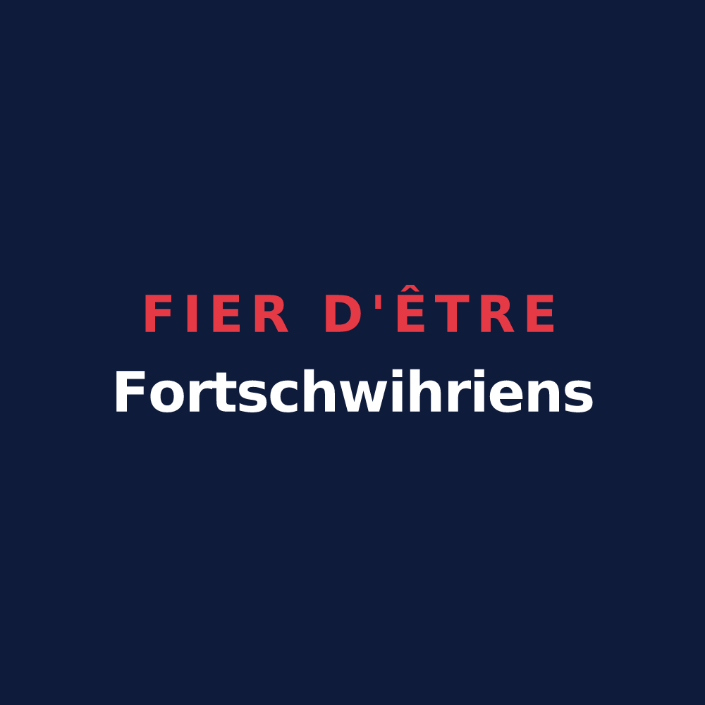 T-shirt « Fier d'être Fortschwihriens » — design pour Fortschwihr