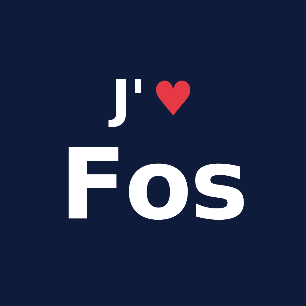T-shirt personnalisé Fos — design J'aime Fos