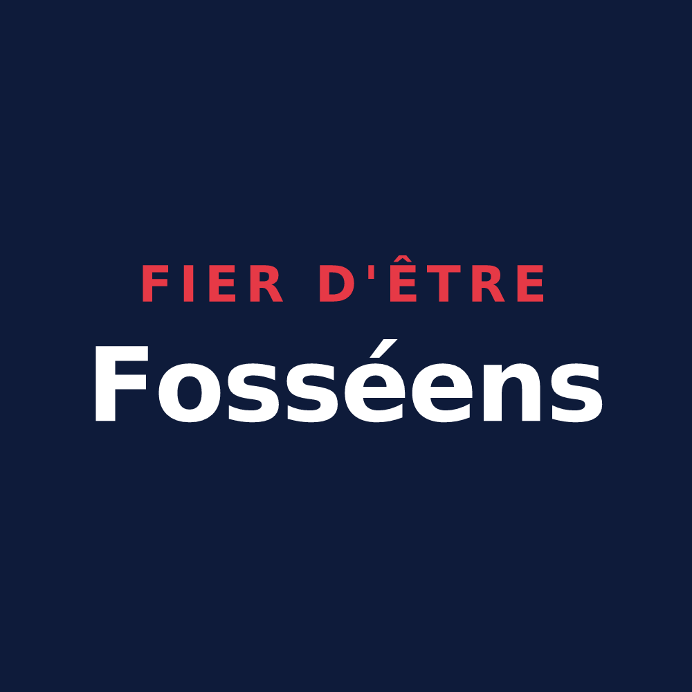 T-shirt « Fier d'être Fosséens » — design pour Fossé