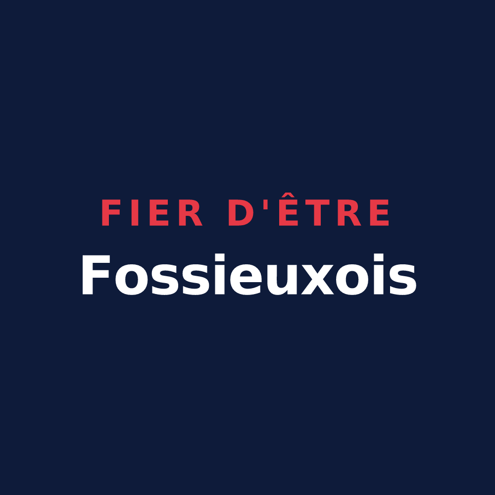 T-shirt « Fier d'être Fossieuxois » — design pour Fossieux