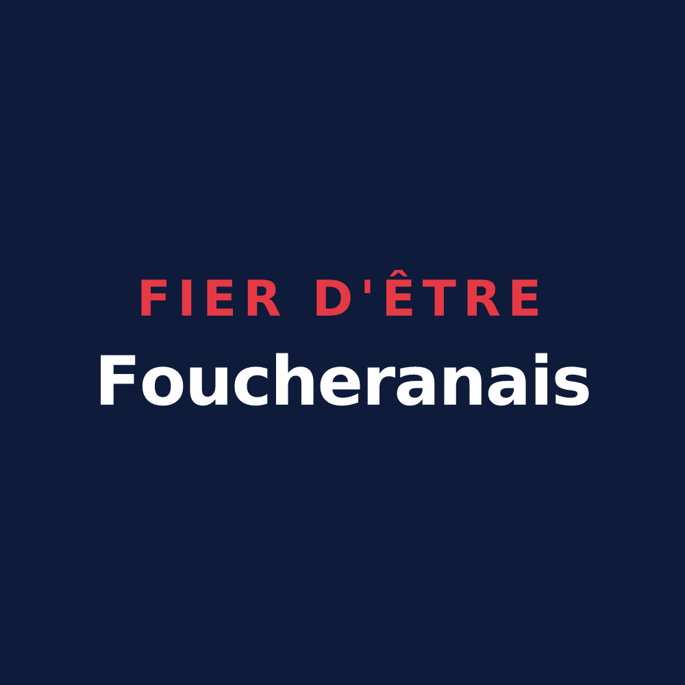 T-shirt « Fier d'être Foucheranais » — design pour Foucherans
