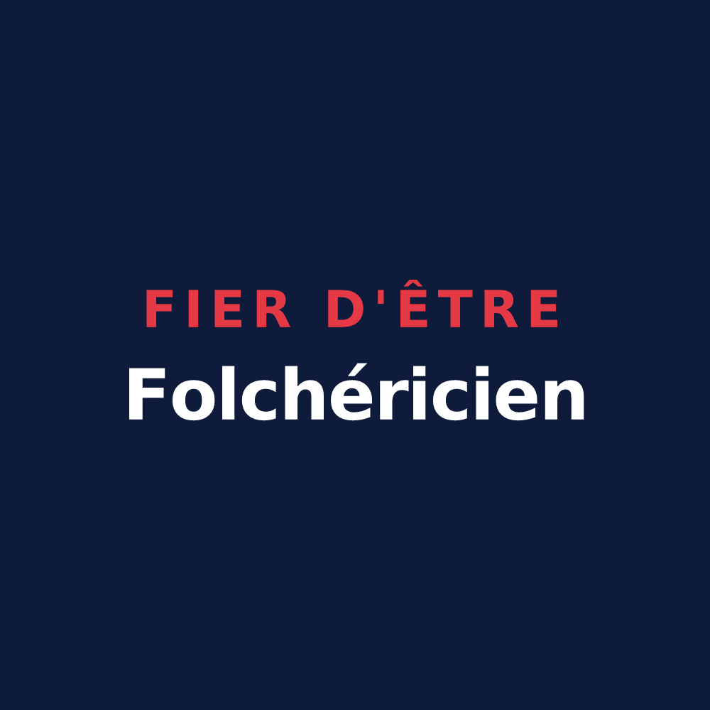 T-shirt « Fier d'être Folchéricien » — design pour Fouchères