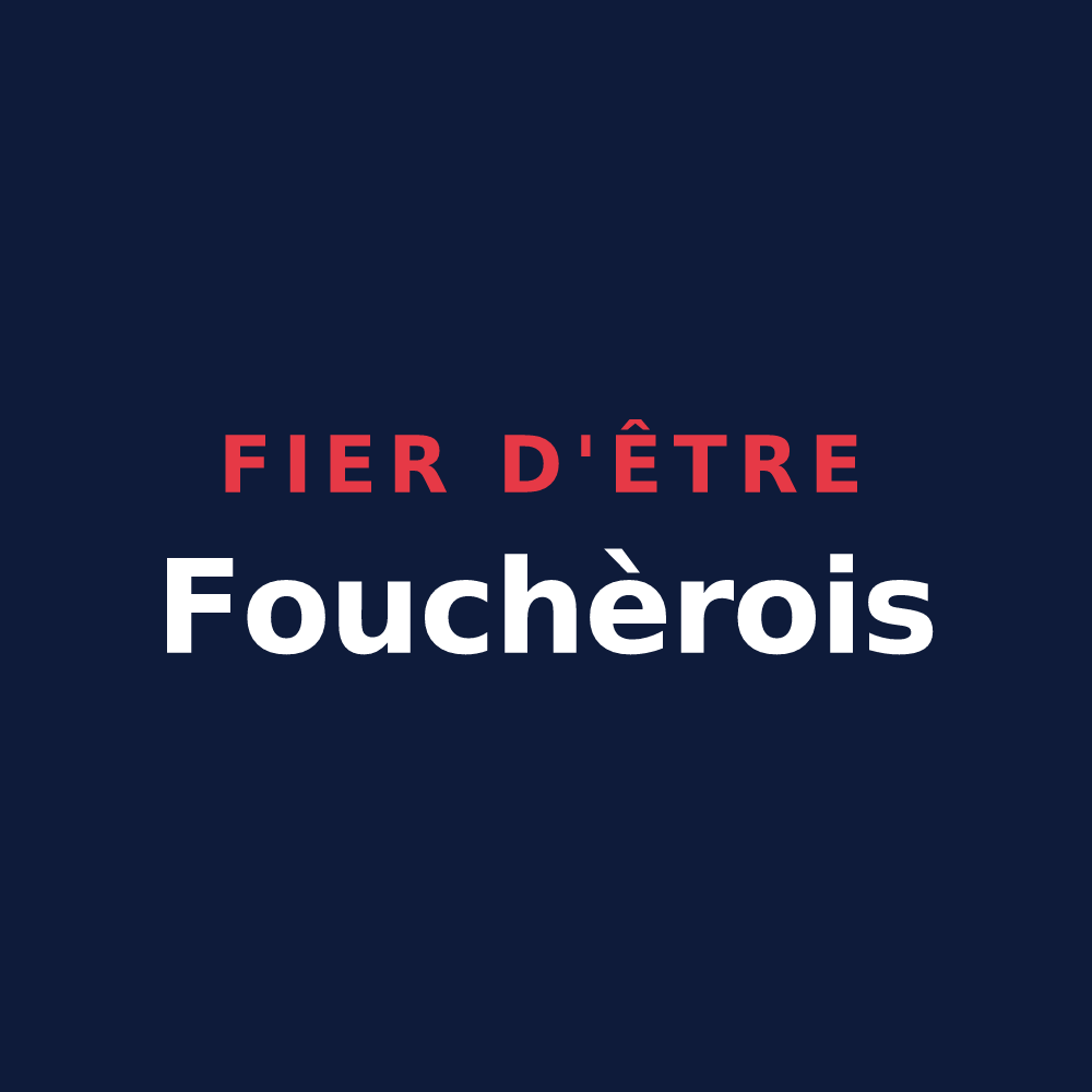 T-shirt « Fier d'être Fouchèrois » — design pour Fouchères-aux-Bois
