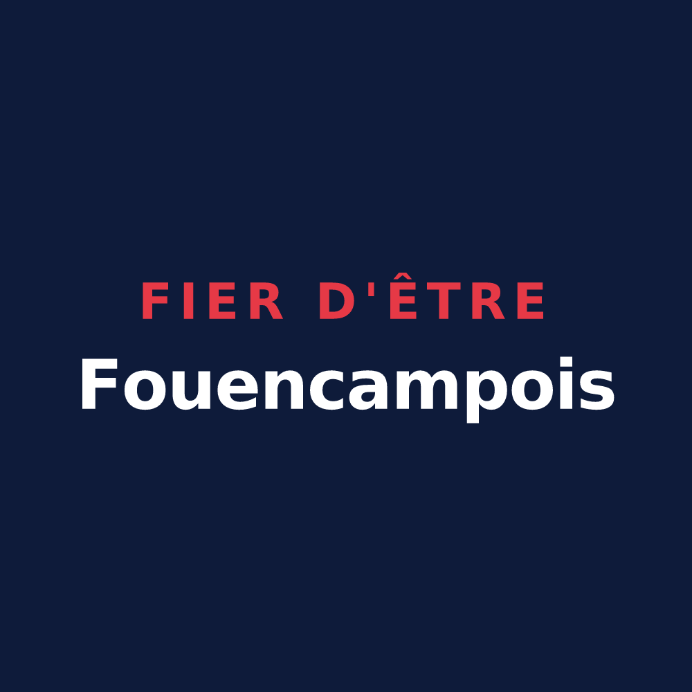 T-shirt « Fier d'être Fouencampois » — design pour Fouencamps
