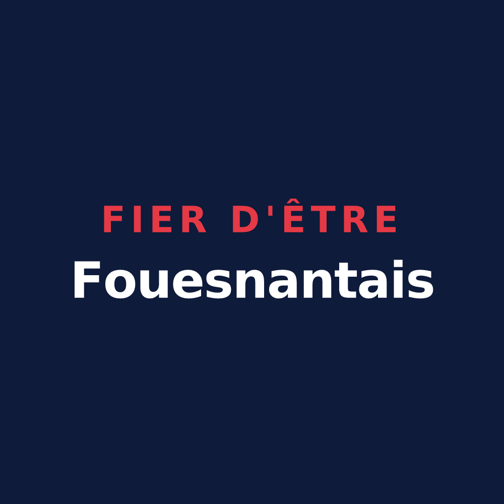 T-shirt « Fier d'être Fouesnantais » — design pour Fouesnant
