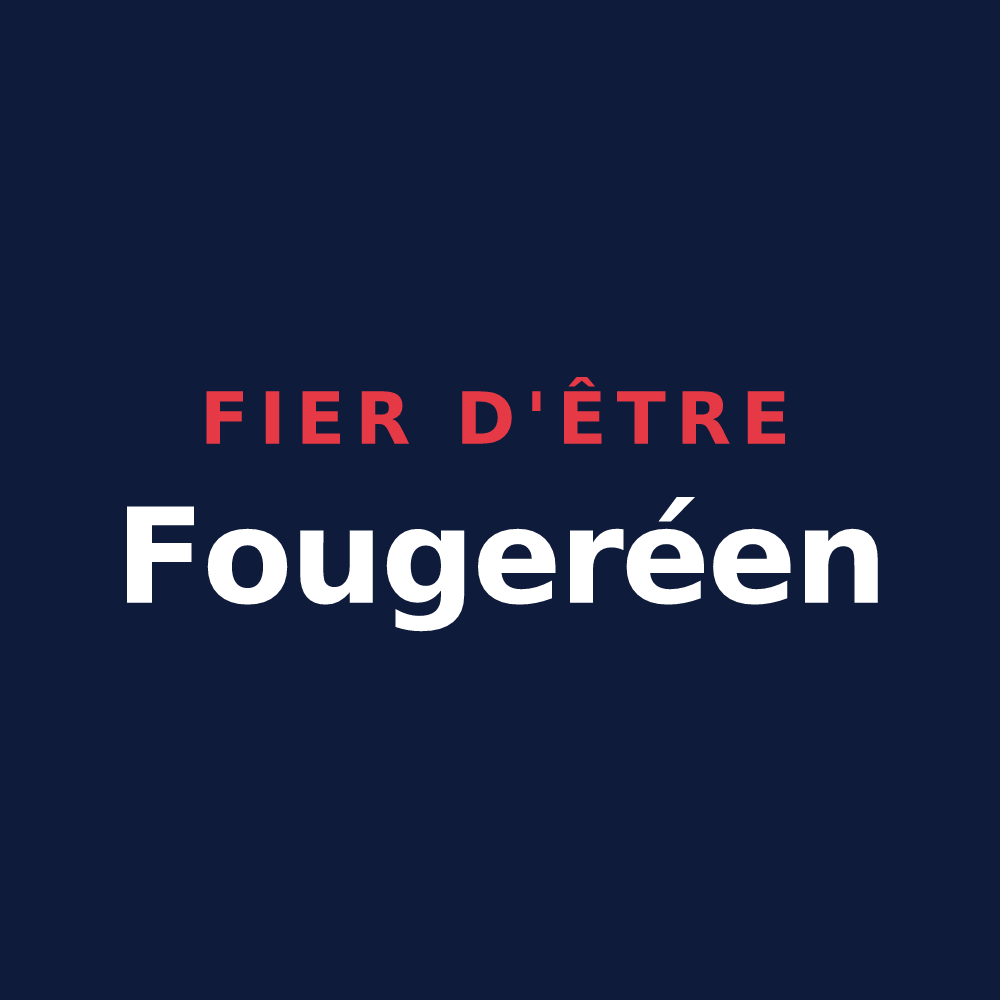 T-shirt « Fier d'être Fougeréen » — design pour Fougeré