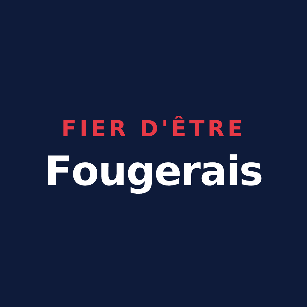 T-shirt « Fier d'être Fougerais » — design pour Fougères