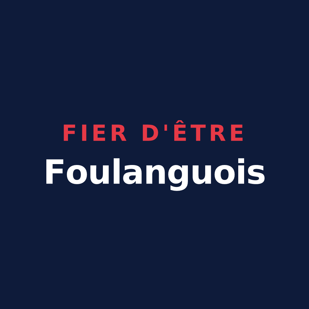 T-shirt « Fier d'être Foulanguois » — design pour Foulangues