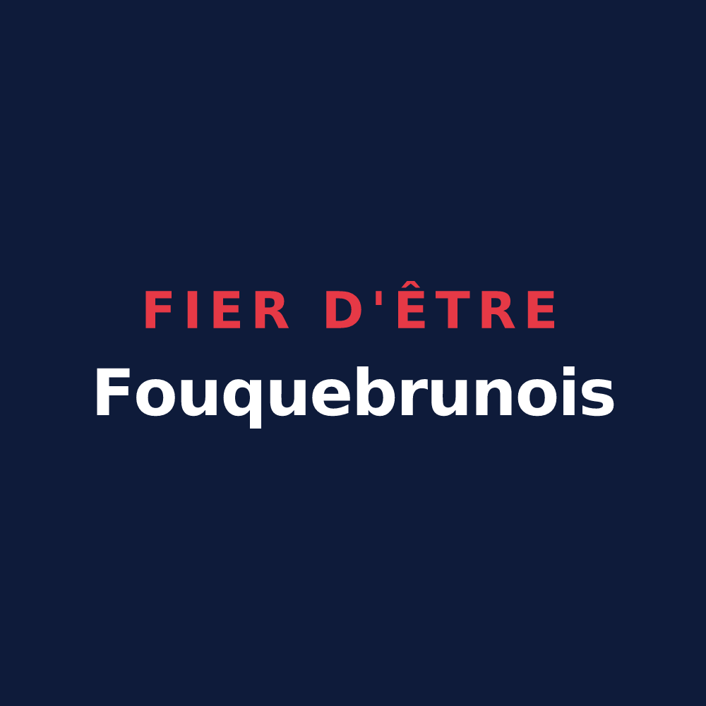 T-shirt « Fier d'être Fouquebrunois » — design pour Fouquebrune