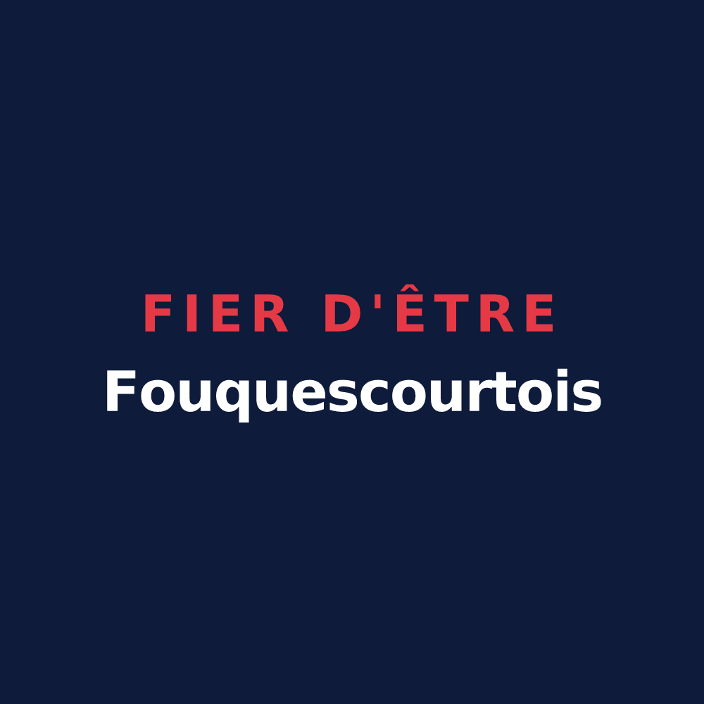 T-shirt « Fier d'être Fouquescourtois » — design pour Fouquescourt