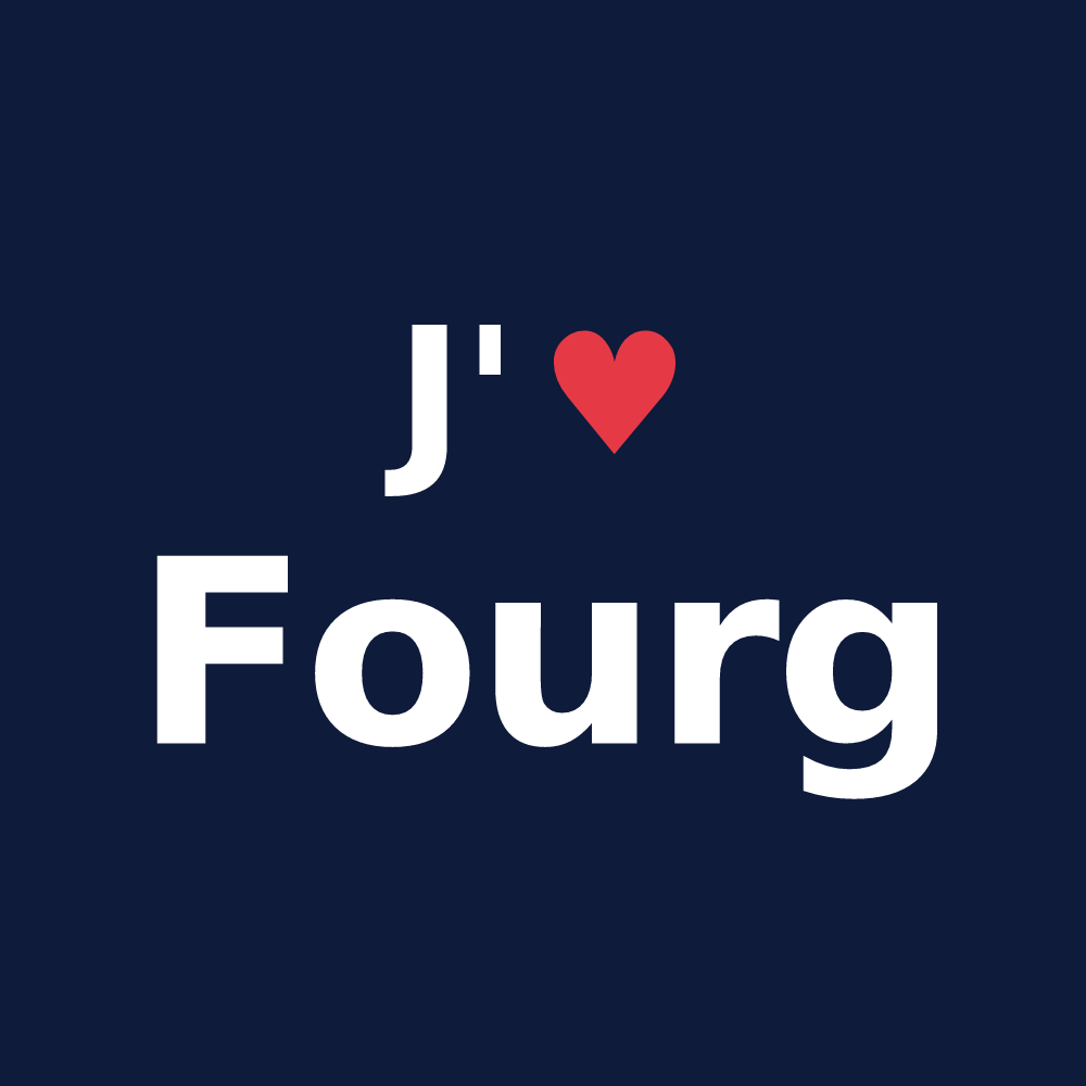 T-shirt personnalisé Fourg — design J'aime Fourg