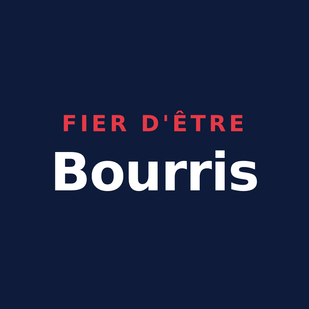T-shirt « Fier d'être Bourris » — design pour Fourg