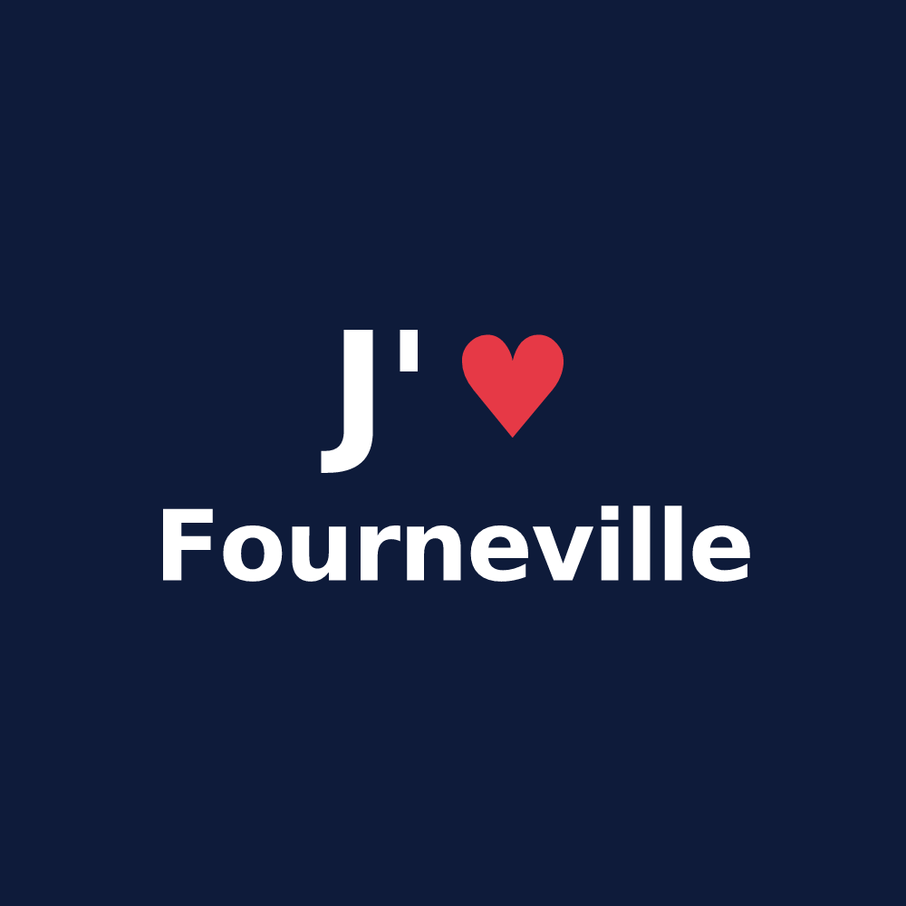 T-shirt personnalisé Fourneville — design J'aime Fourneville