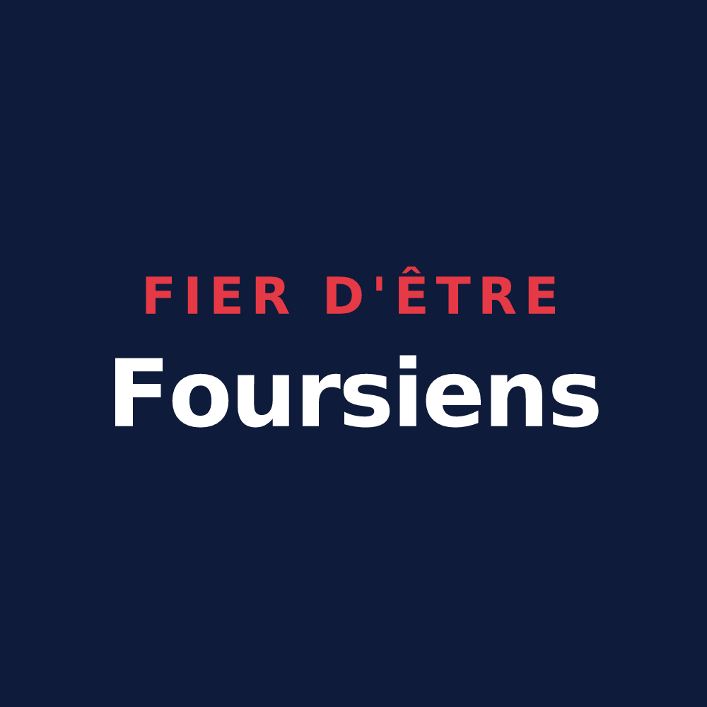 T-shirt « Fier d'être Foursiens » — design pour Fours