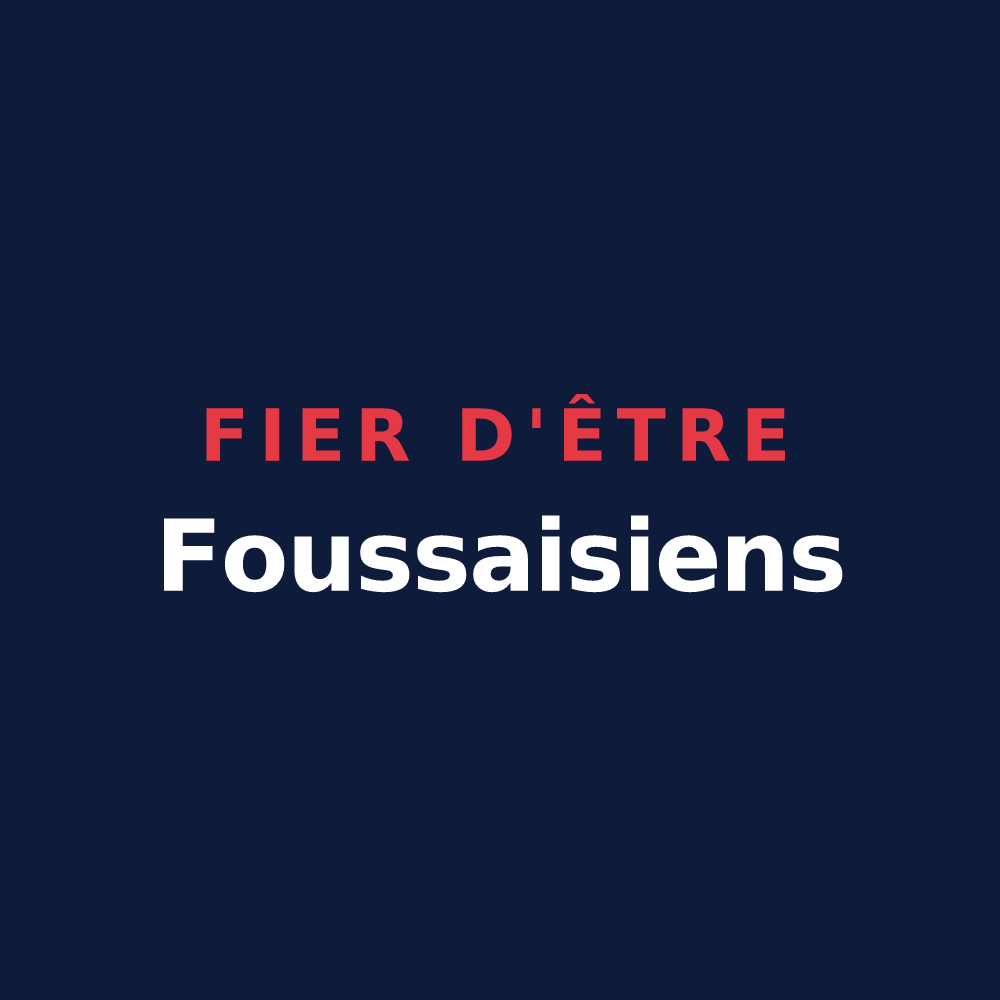 T-shirt « Fier d'être Foussaisiens » — design pour Foussais-Payré