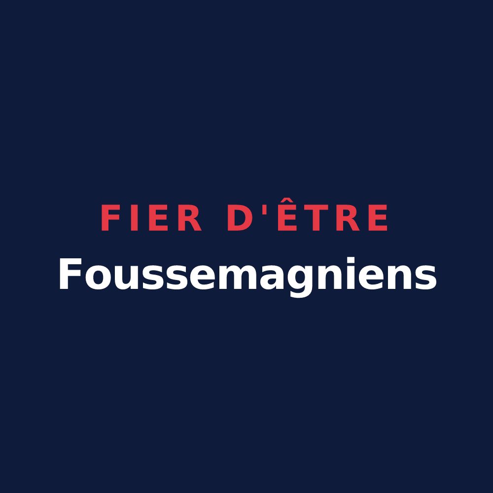 T-shirt « Fier d'être Foussemagniens » — design pour Foussemagne