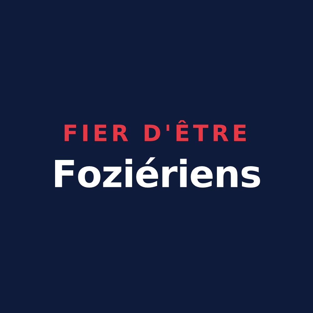 T-shirt « Fier d'être Foziériens » — design pour Fozières